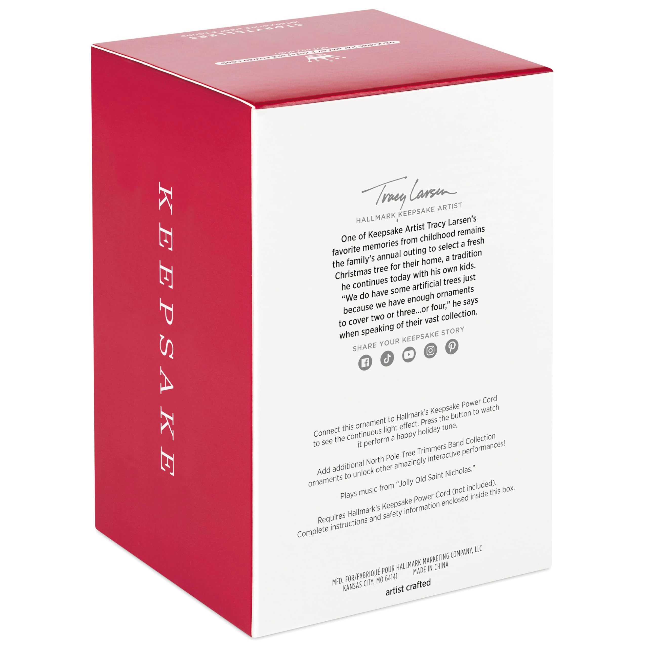 Hallmark Keepsake Christmas Ornament 2024, North Pole Tree Trimmers Band Collection Stuey On Sax Musical With Light, Music Gifts