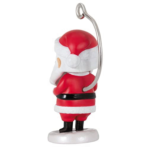 Hallmark Keepsake 1.29" Miniature Christmas Ornament 2023, Wiggly Santa Mini