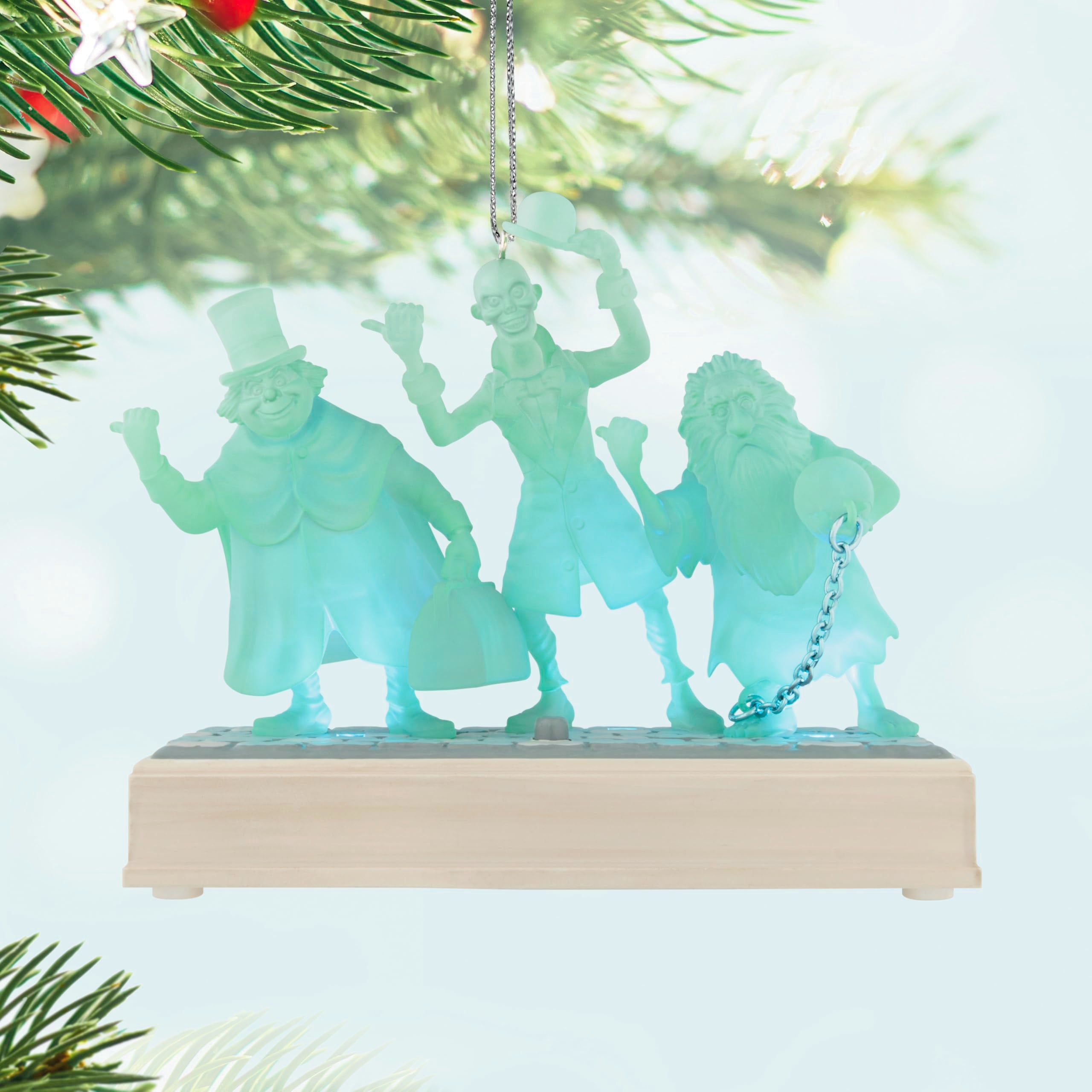 The Hitchhiking Ghosts, The Haunted Mansion 2025 Hallmark Keepsake Christmas Ornament