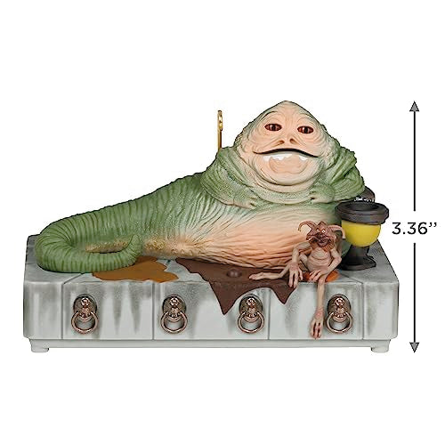 Hallmark Keepsake Christmas Ornament 2023, Star Wars: Return of The Jedi Jabba The Hutt Ornament with Sound and Motion, Gifts for Star Wars Fans