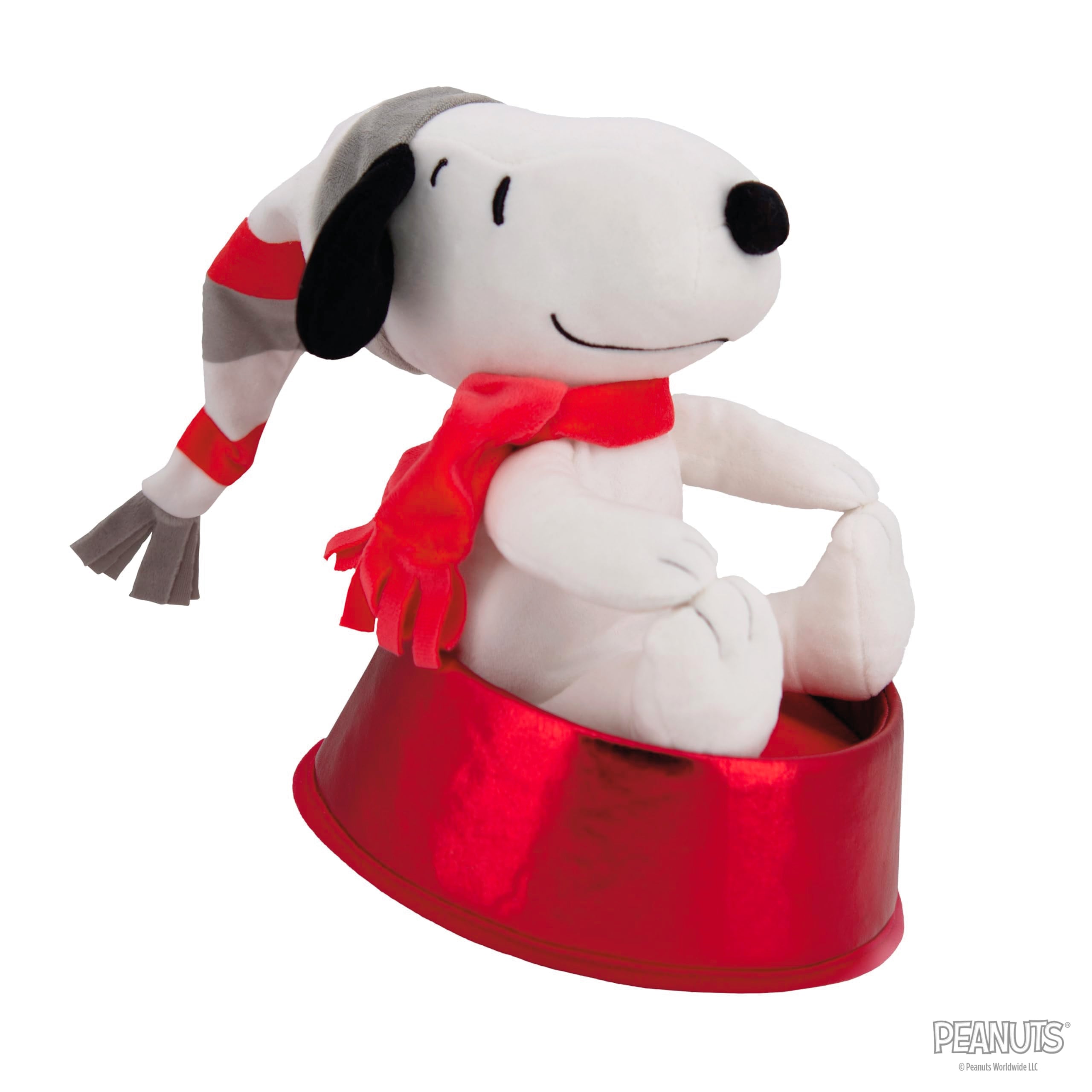 Snoopy Doghouse Plush Christmas Hallmark Tree Topper