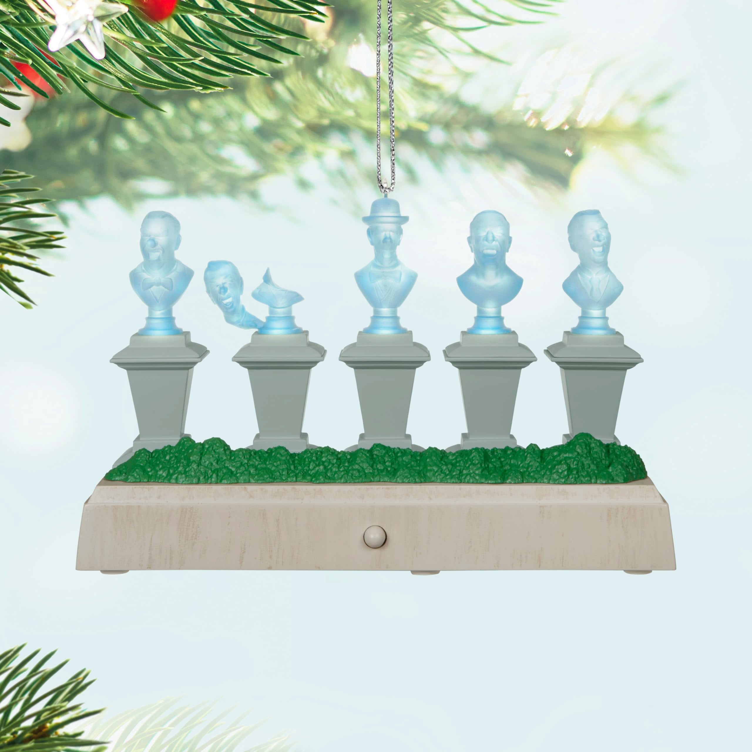 The Singing Busts, The Haunted Mansion 2025 Hallmark Keepsake Christmas Ornament
