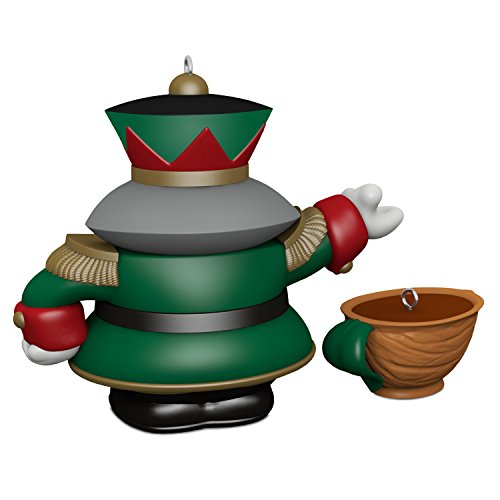 Hallmark Keepsake Christmas Ornaments 2018 Year Dated, Tea Time! Nutcracker, Porcelain, Set of 2