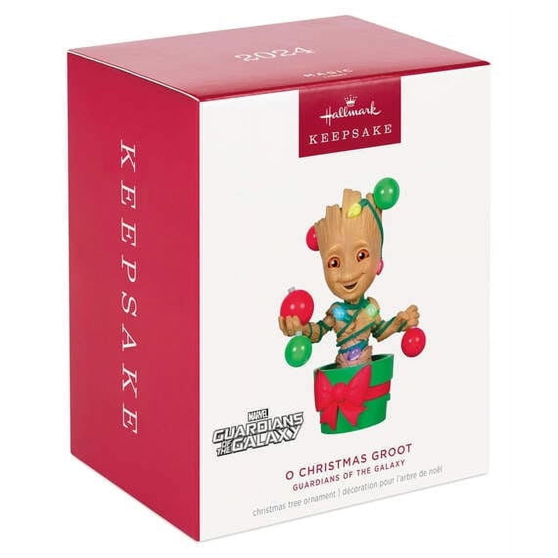 Hallmark 2024 Keepsake Guardians of the Galaxy O Christmas Groot Ornament New