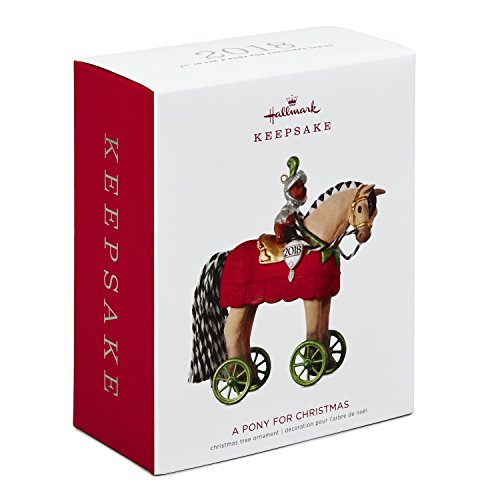 Hallmark Keepsake Christmas Ornament 2018 Year Dated, A Pony for Christmas Knight in Shining Armor
