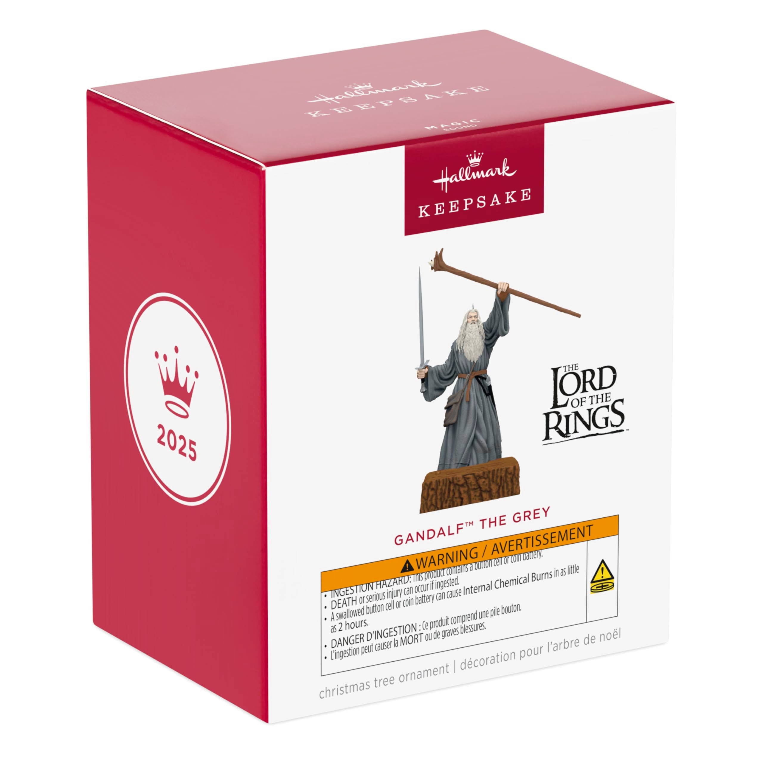 Gandalf the Grey, The Lord of the Rings 2025 Hallmark Keepsake Christmas Ornament