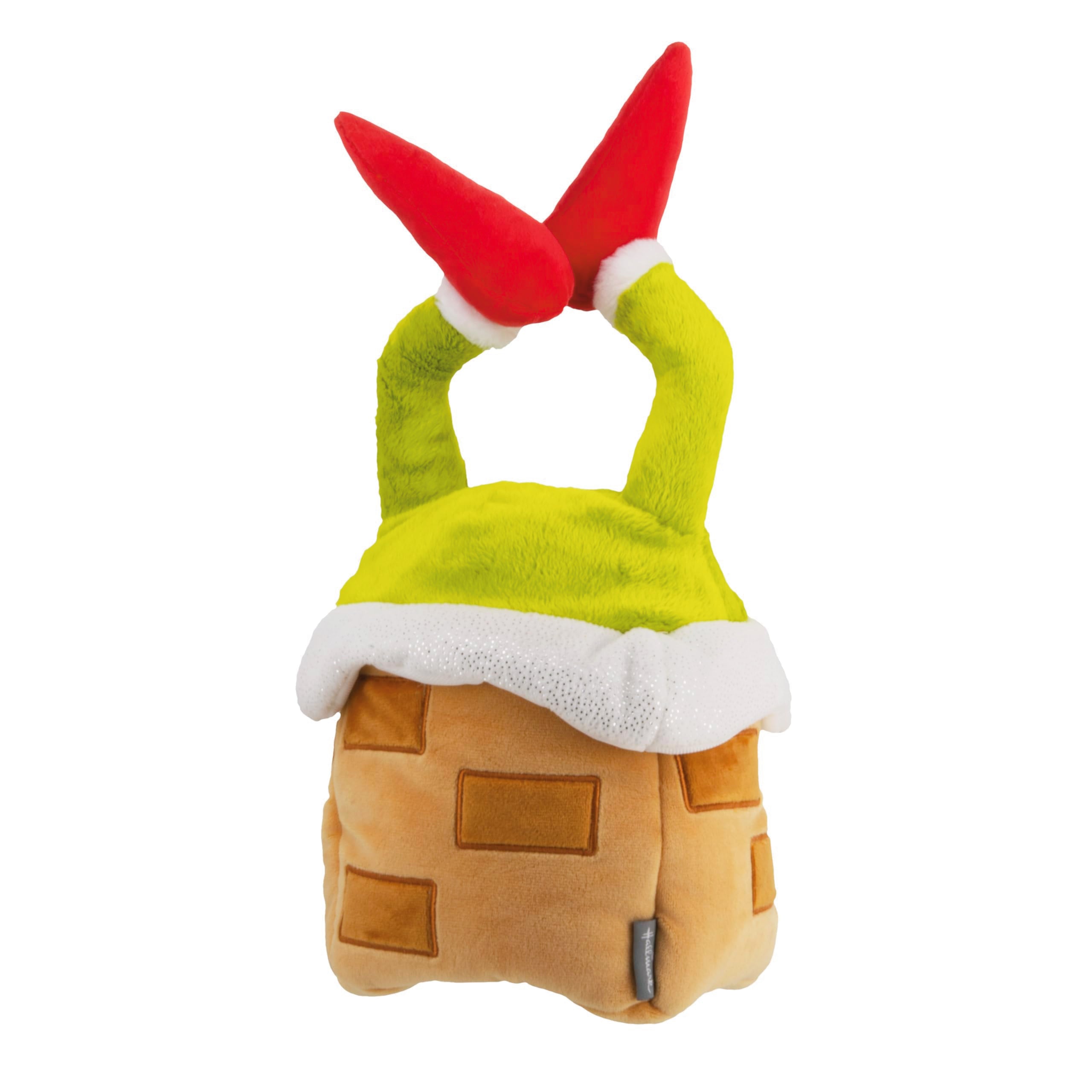 Hallmark Dr. Seuss The Grinch Plush Chimney Christmas Tree Topper
