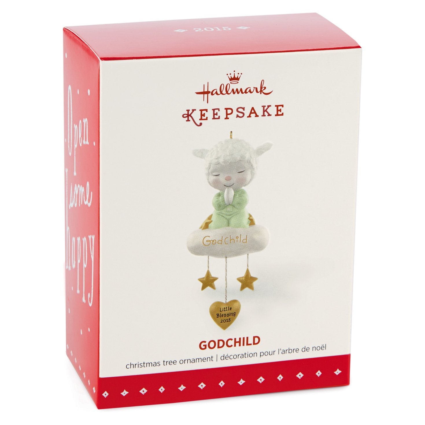 Hallmark Keepsake Ornament: Sweet Little Lamb of Faith Godchild