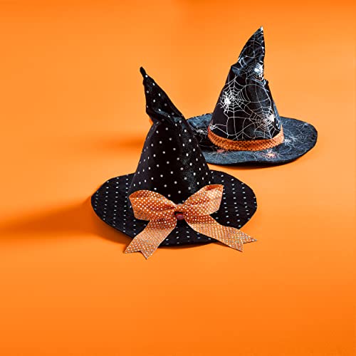 Mud Pie Dancing Witch Hats, Spider Web, Fits ages 3-10