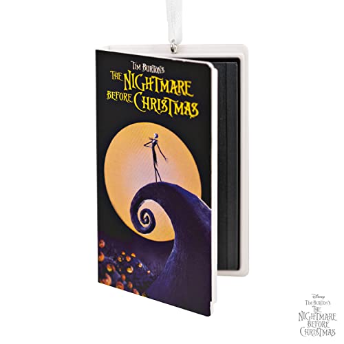 Hallmark Disney Tim Burton's The Nightmare Before Christmas Movie Retro Video Cassette Case Plastic Christmas Ornament