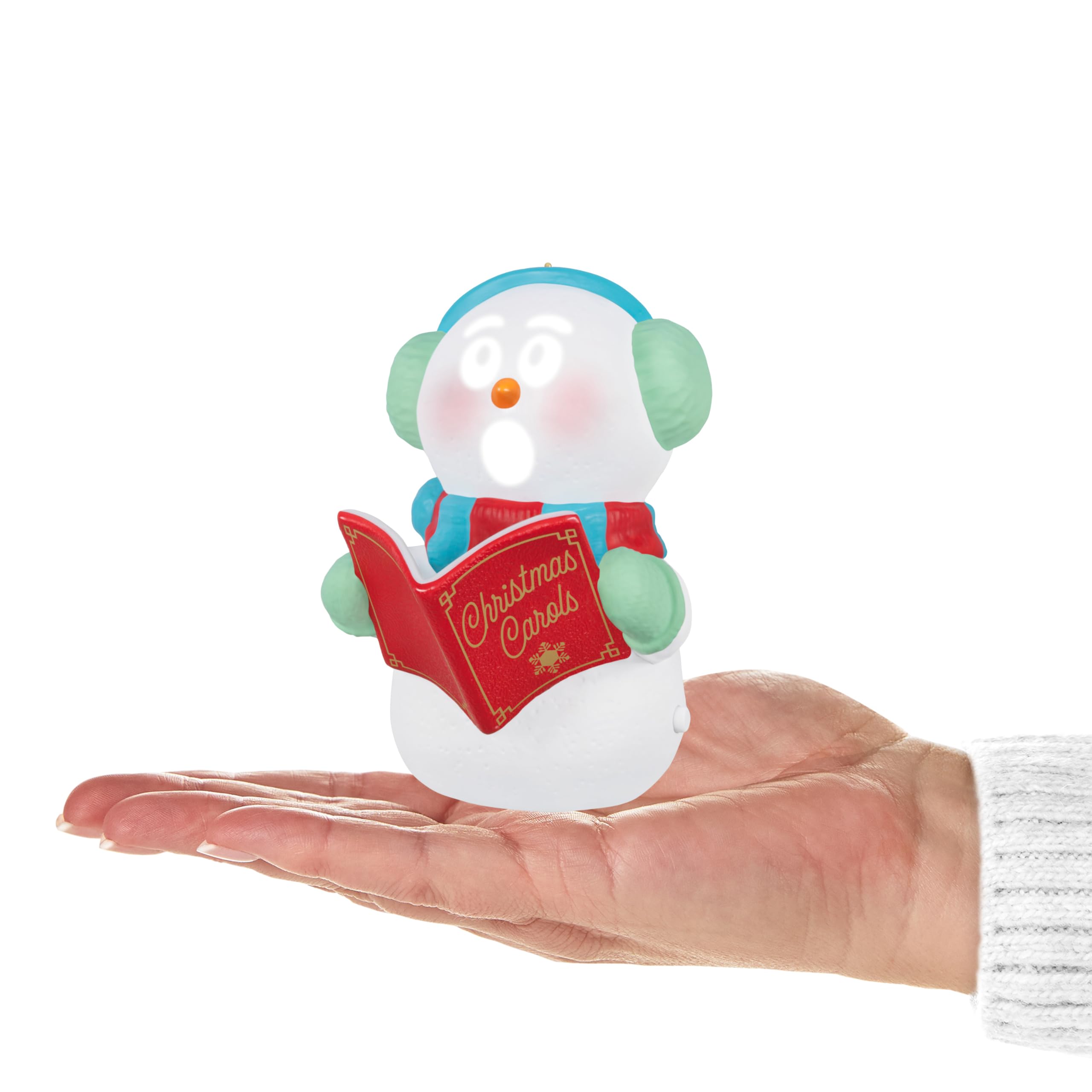 ORN CAROLING SNOWMAN