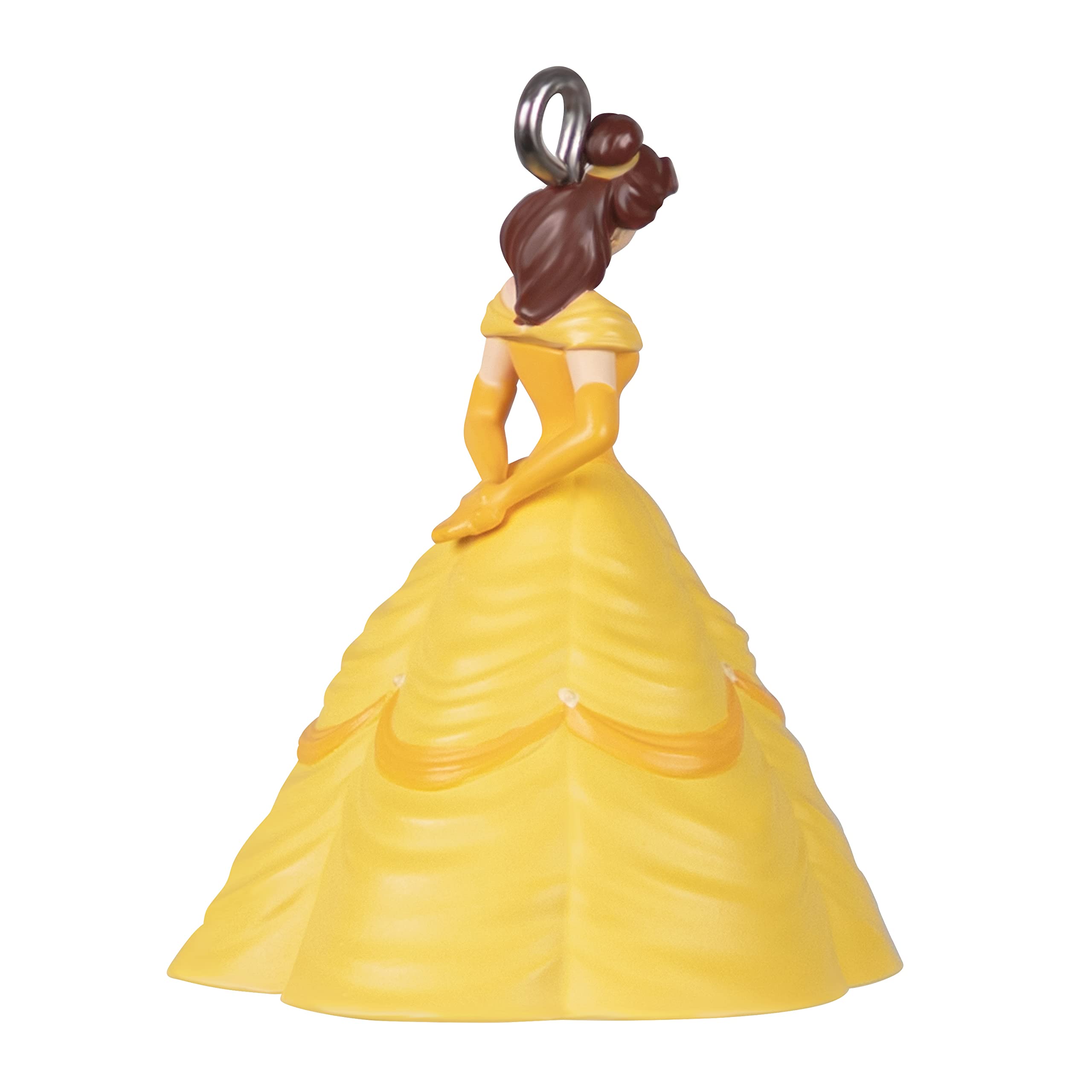 Hallmark Keepsake 1.25" Miniature Plastic, Christmas Ornament 2022, Disney Beauty and The Beast Belle, Mini