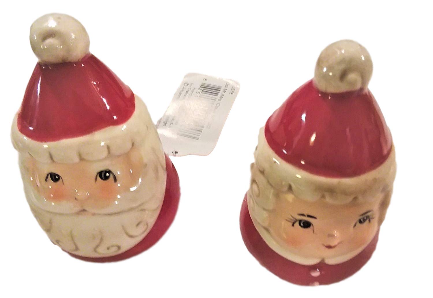 Mr. and Mrs. Claus Salt and Pepper Shakers