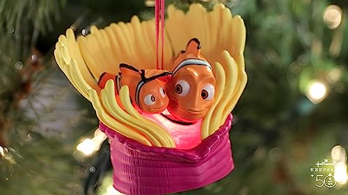 Hallmark Keepsake Christmas Ornament 2023, Disney and Pixar Finding Nemo 20th Anniversary Marlin & Nemo, Gifts for Disney Fans