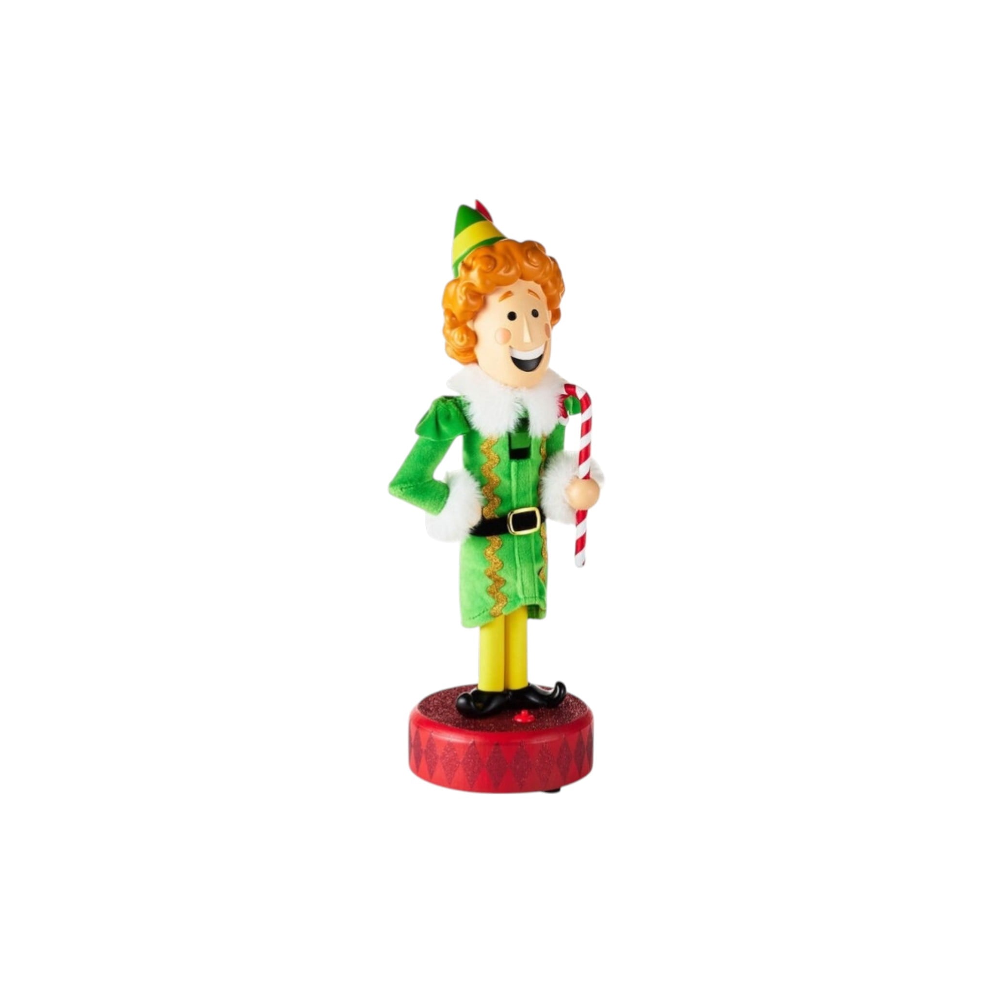 Buddy the Elf Nutcracker with Sound Hallmark Keepsake Christmas Tree Ornaments