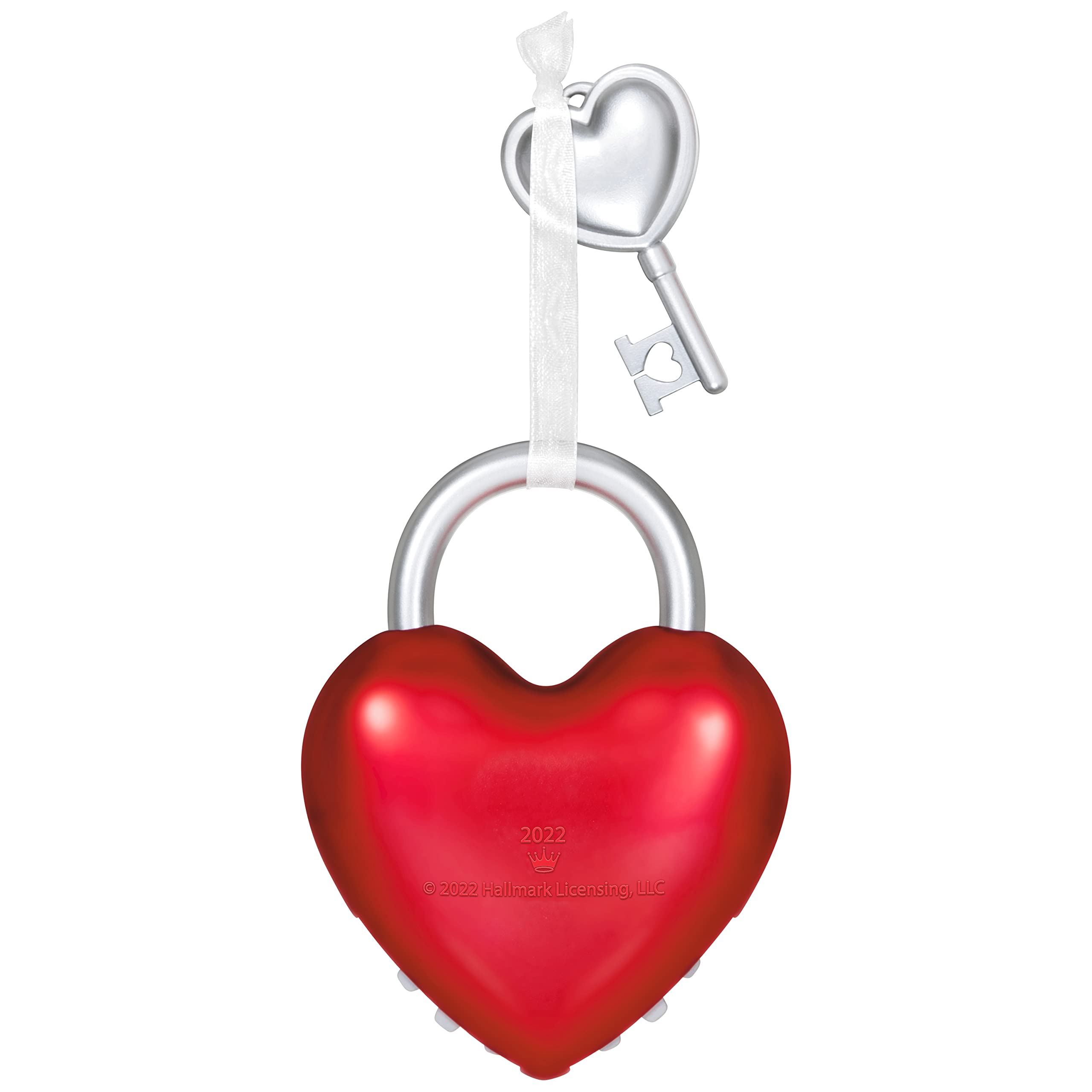 Hallmark Keepsake Christmas Ornament 2022, Our Anniversary Lock and Key, Metal