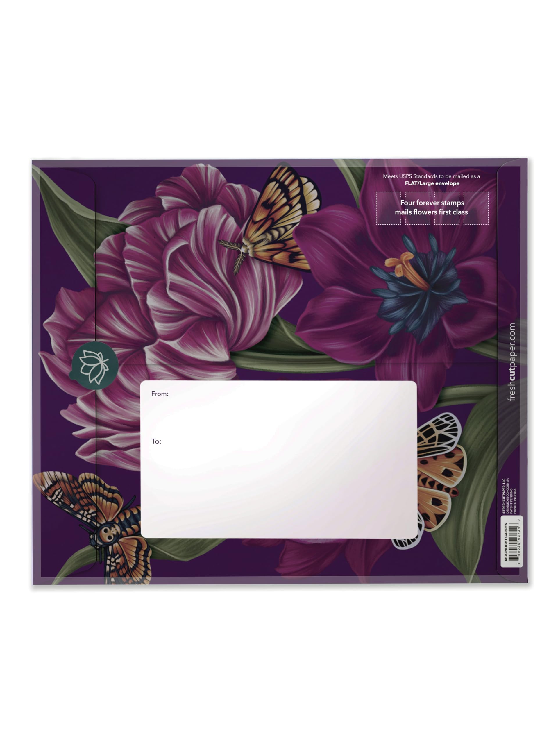 FreshCut Paper "Moonlight Garden" Life-Sized Pop-Up Flower Bouquet Card