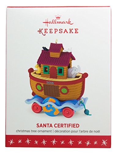 Hallmark Keepsake Ornament Santa Certified 4th in Series 2016
