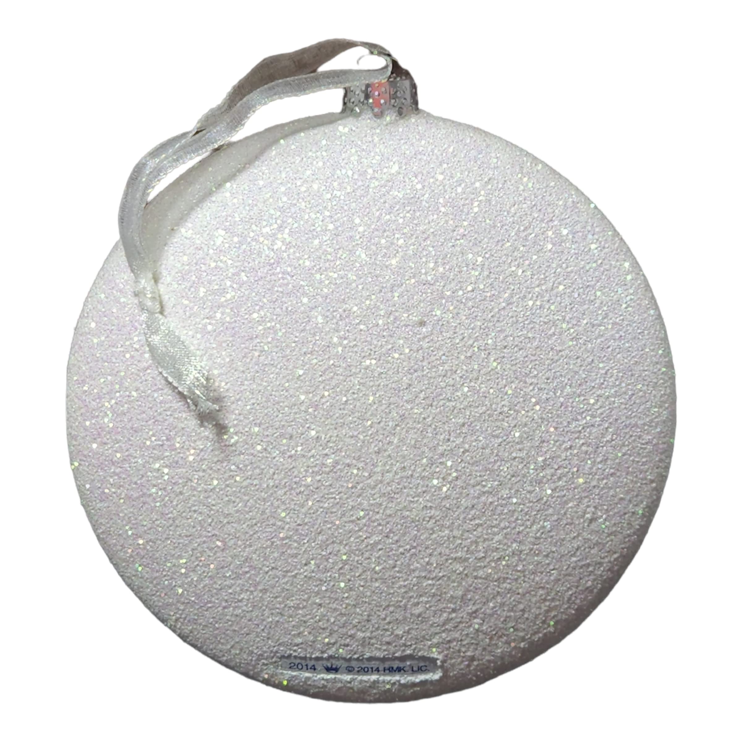 Hallmark Keepsake Ornament "A MERRY CHRISTMAS EVE" Glass Ball 2014