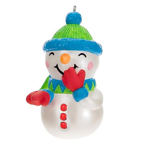 Hallmark Keepsake Christmas Ornament 2023, Pull My Finger Snowman With Sound, Funny Ornament, Gifts for Kids
