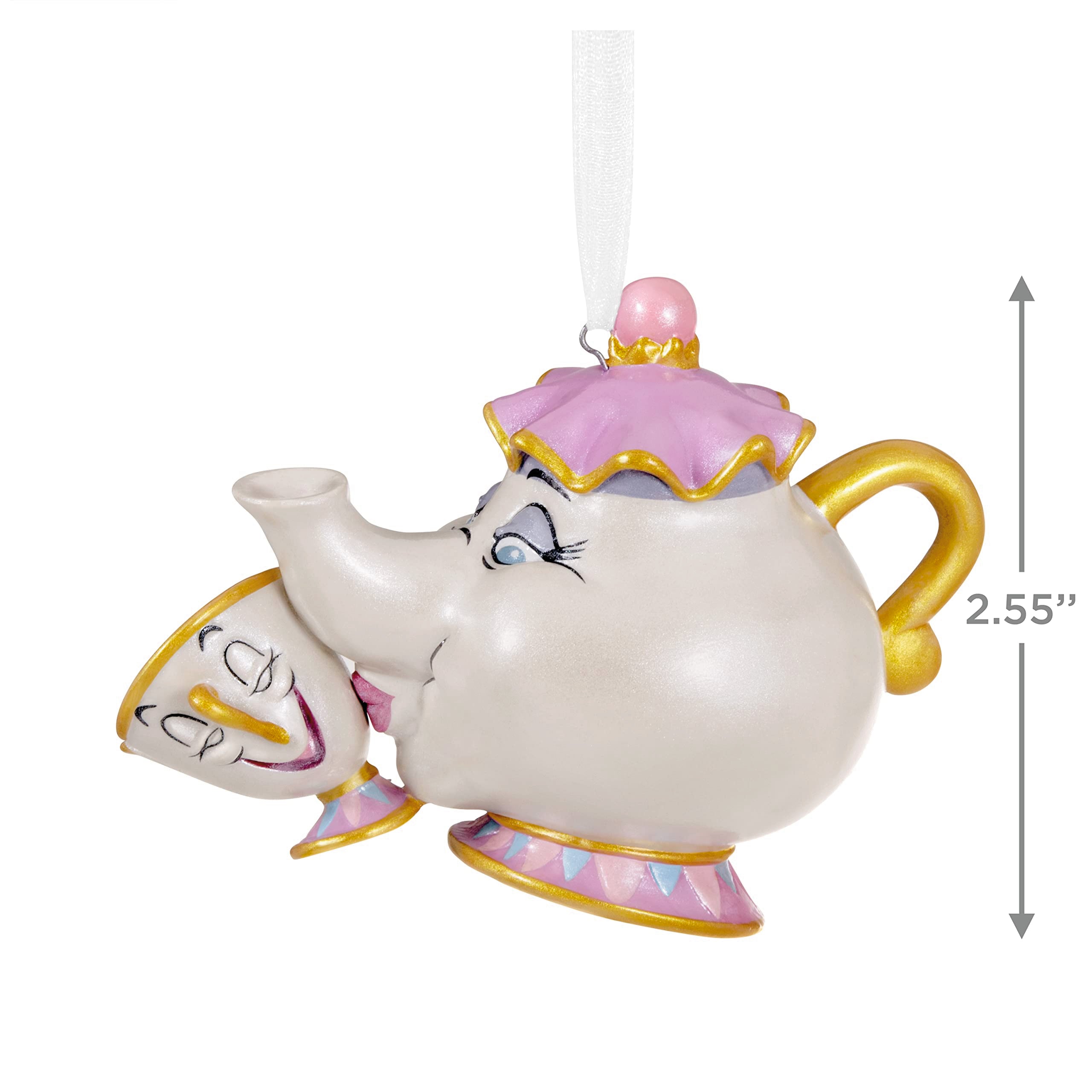 Hallmark Keepsake Christmas Ornament 2023, Disney Beauty and the Beast, A Mother's Love, Mrs. Potts and Chip