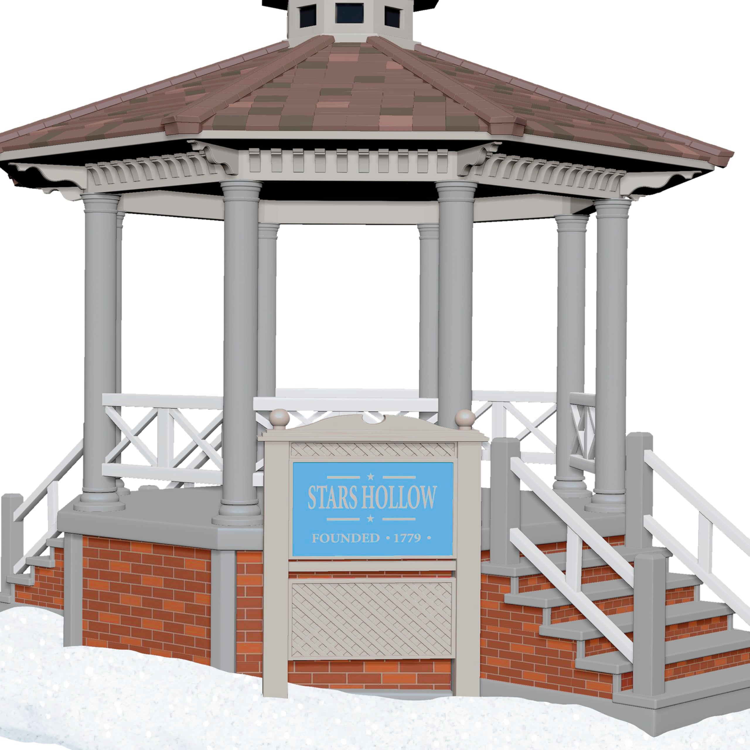 Stars Hollow Gazebo Gilmore Girls 2025 Hallmark Keepsake Christmas Ornament
