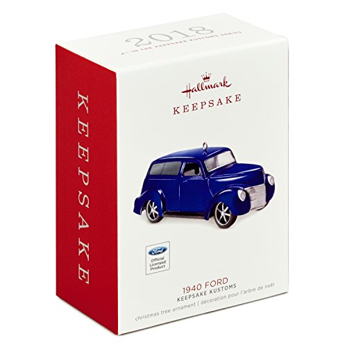 Hallmark Keepsake Christmas Ornament 2018 Year Dated, Car Keepsake Kustoms 1940 Ford, Metal