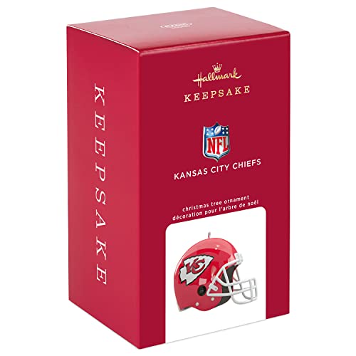 Hallmark Keepsake Christmas Ornament 2022, NFL Kansas City Chiefs Helmet with Sound