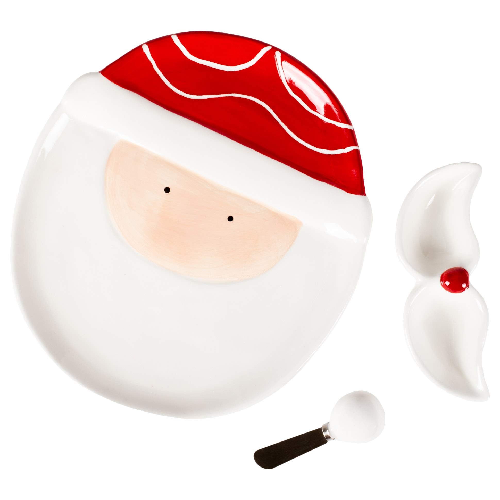 Santa Chip And Dip Set of 3