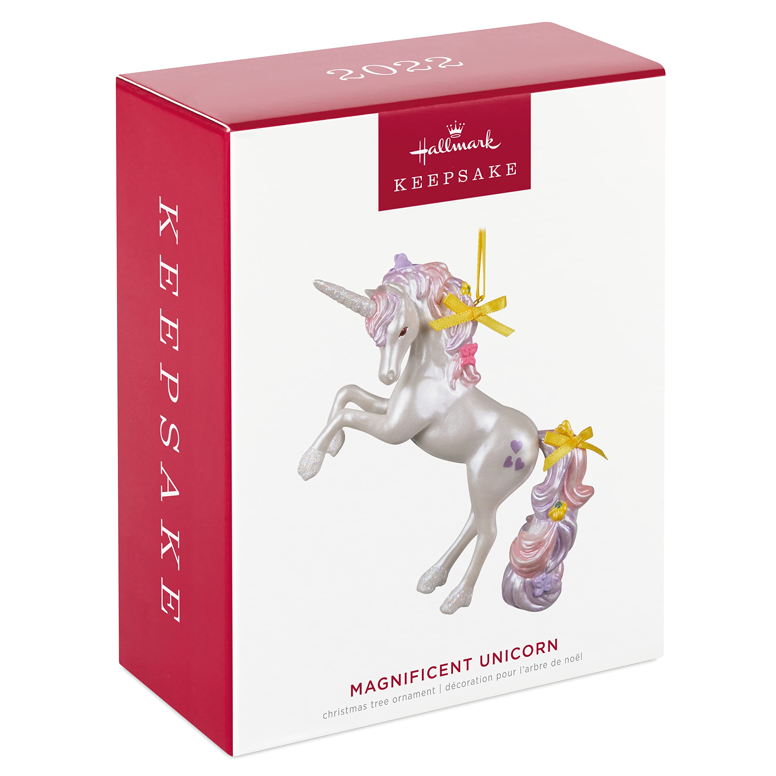 Hallmark Keepsake Plastic, Christmas Ornament 2022, Magnificent Unicorn