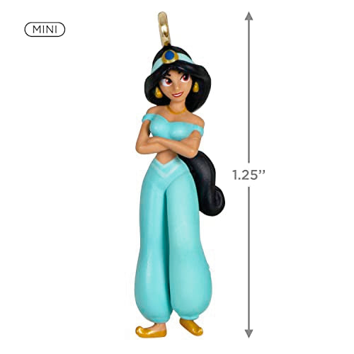 Hallmark Keepsake 1.25" Miniature Christmas Ornament 2023, Disney Aladdin Jasmine Mini