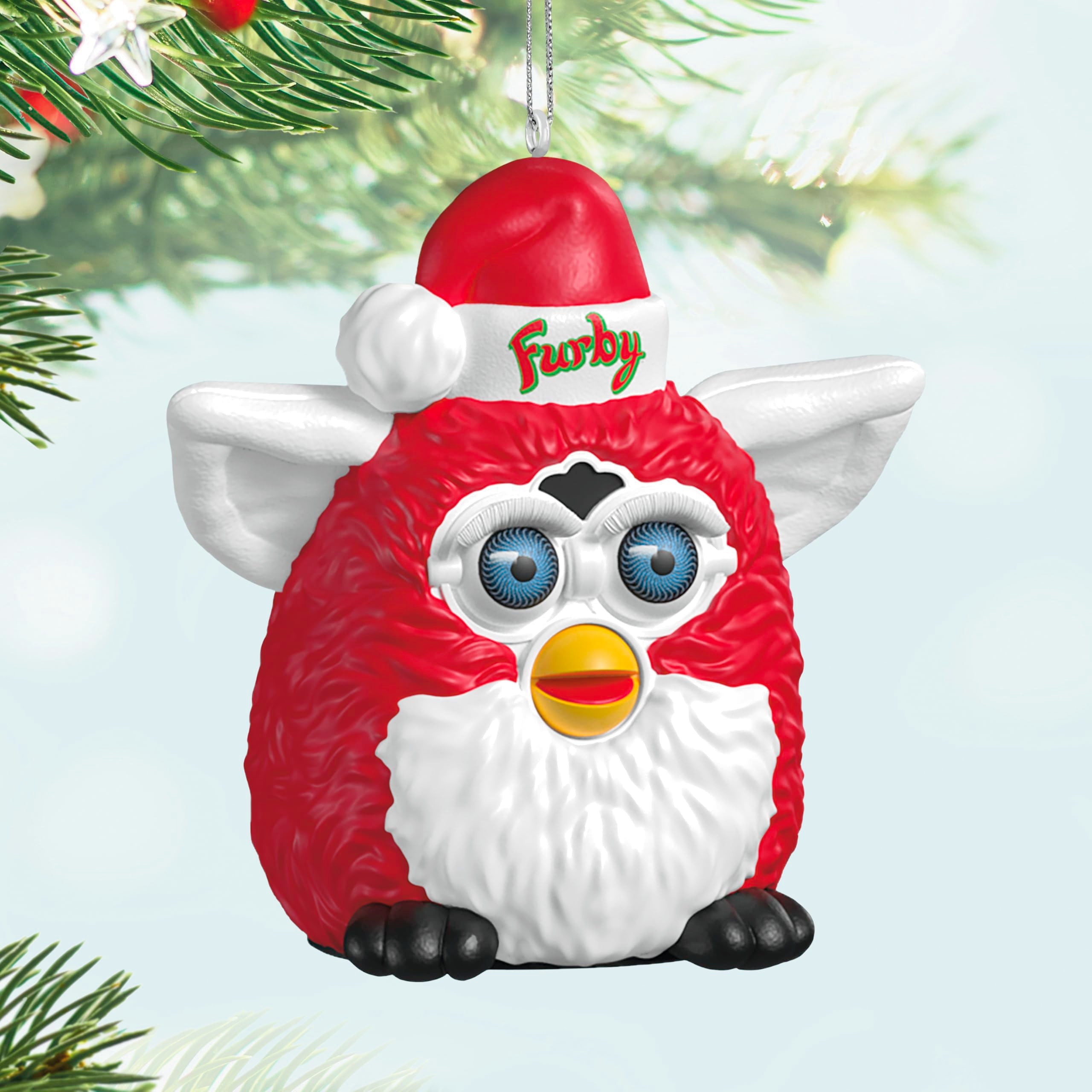 Festive Furby Hasbro 2025 Hallmark Keepsake Christmas Ornament