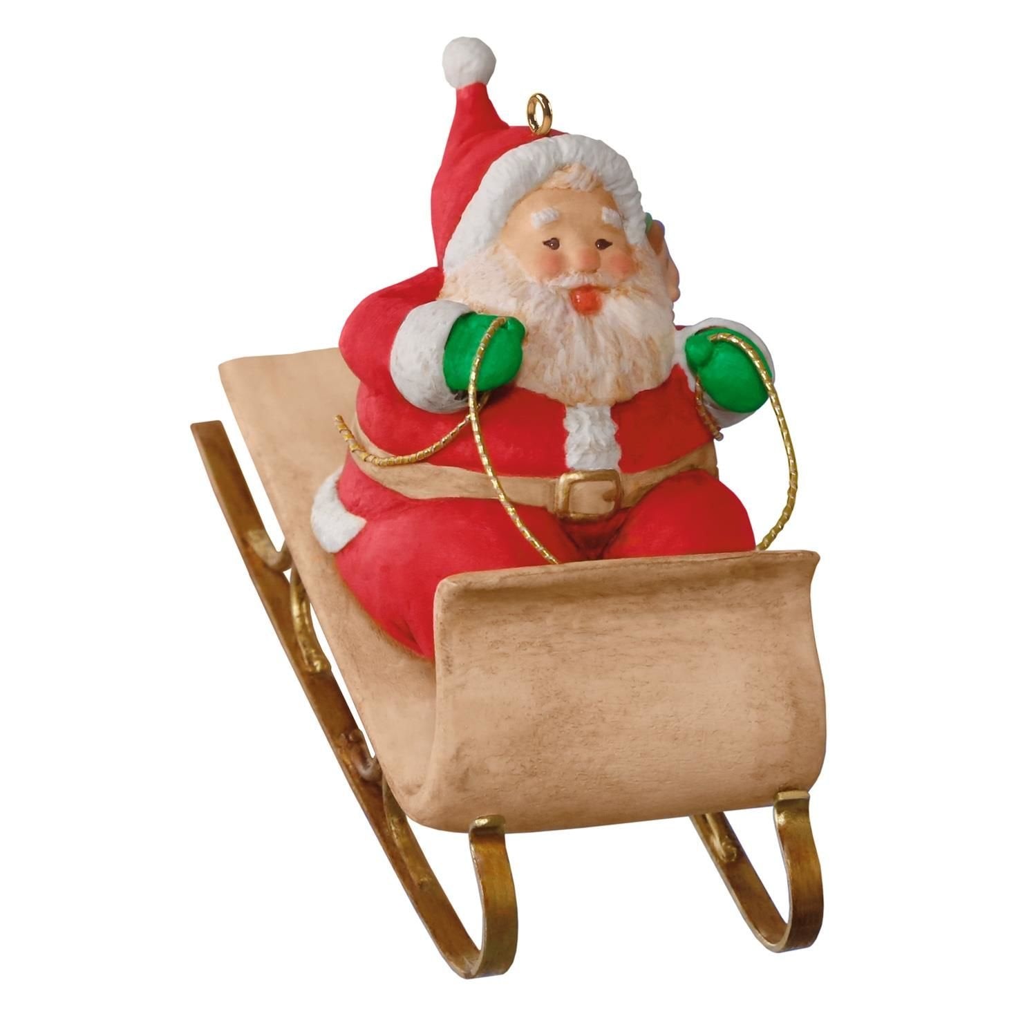 Hallmark Keepsake Ornament Sledding Santa 2016