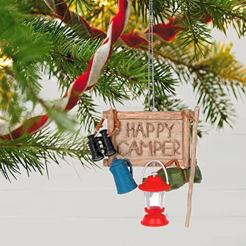 Hallmark Keepsake Christmas Ornament 2023, Happy Camper Gift for Hikers, Outdoorsmen