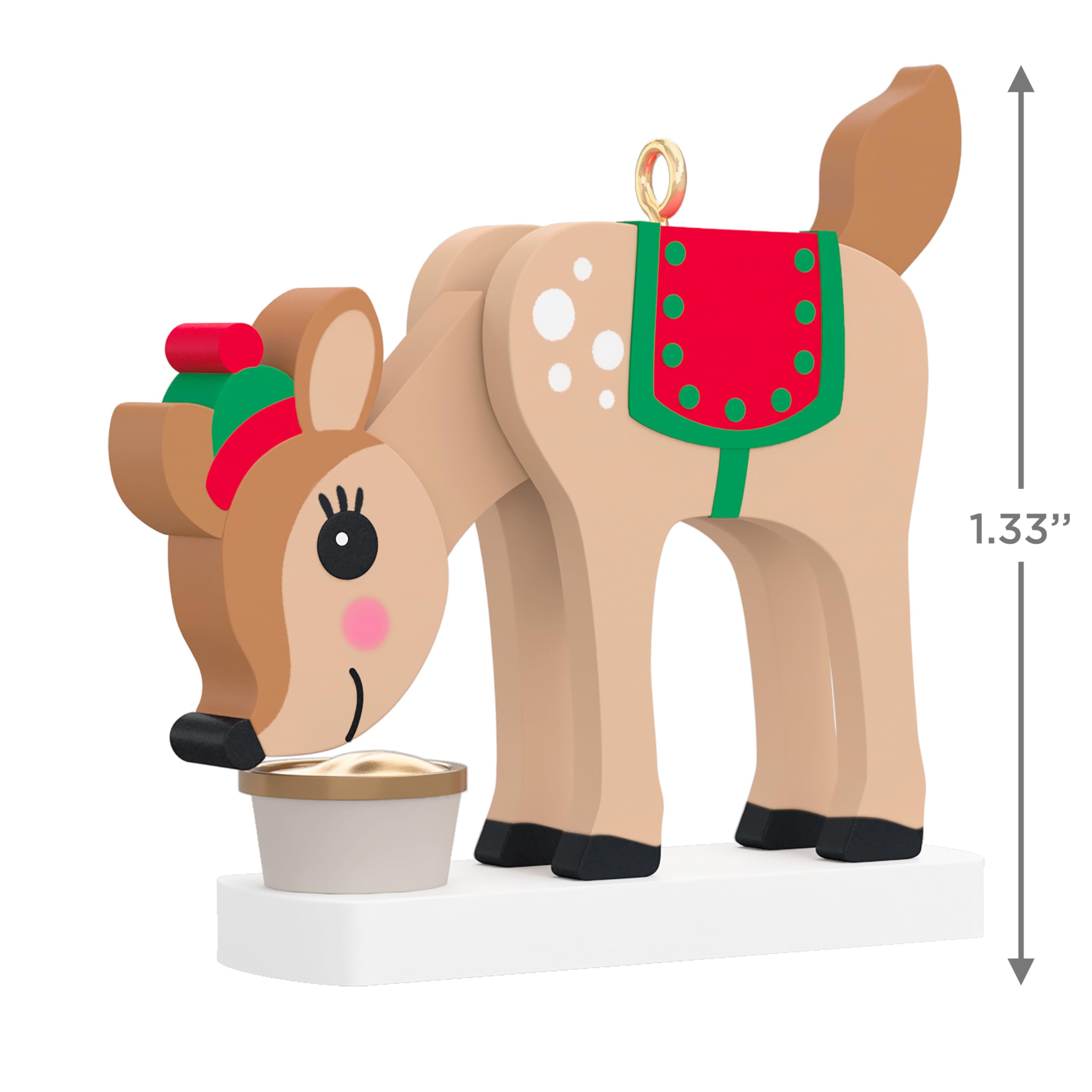 Hallmark Keepsake 1.33" Mini Christmas Ornament 2024, "SEASON'S SNACKINGS", Food Gifts