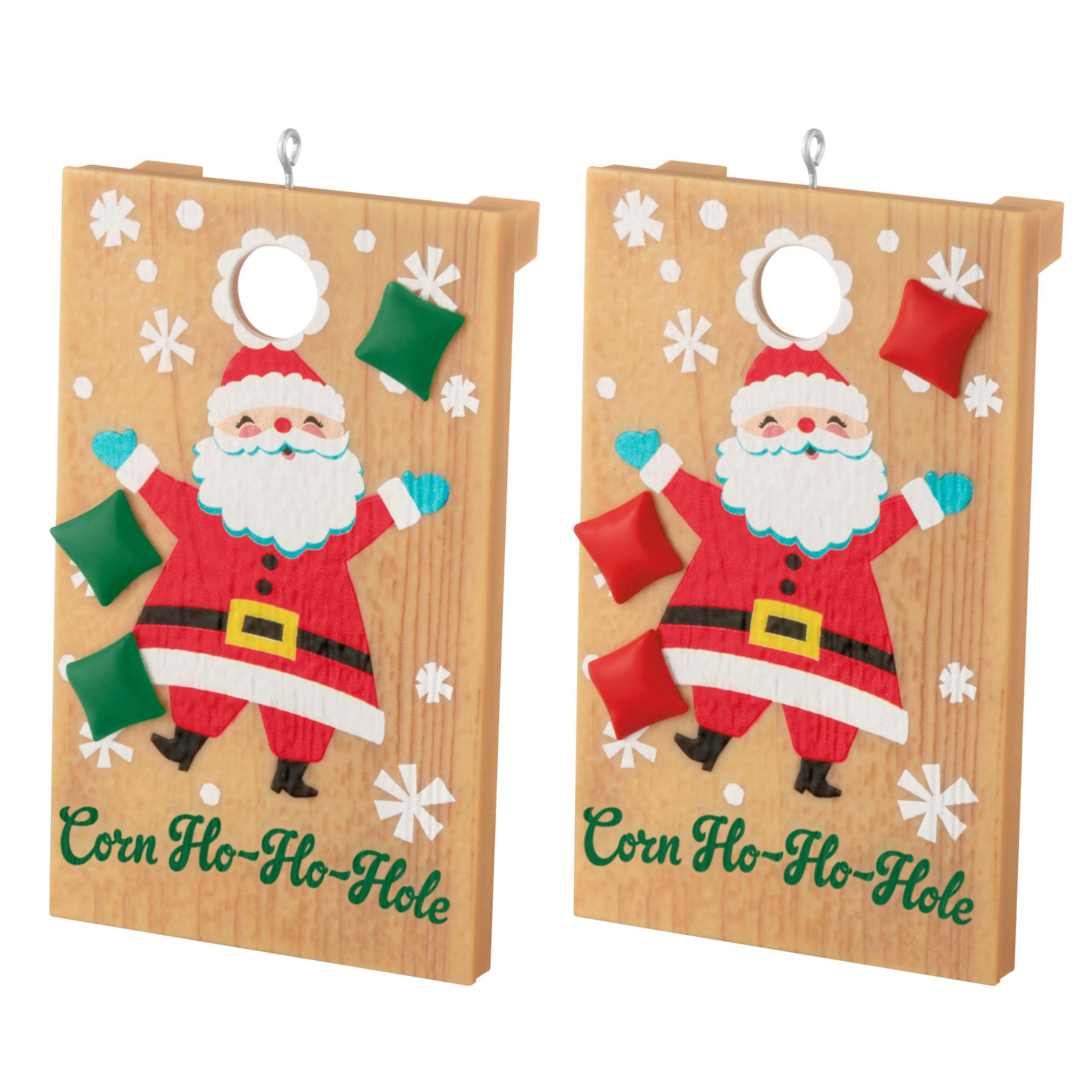 Corn Ho-Ho-Hole 2025 Hallmark Keepsake Christmas Ornament, Set of Two