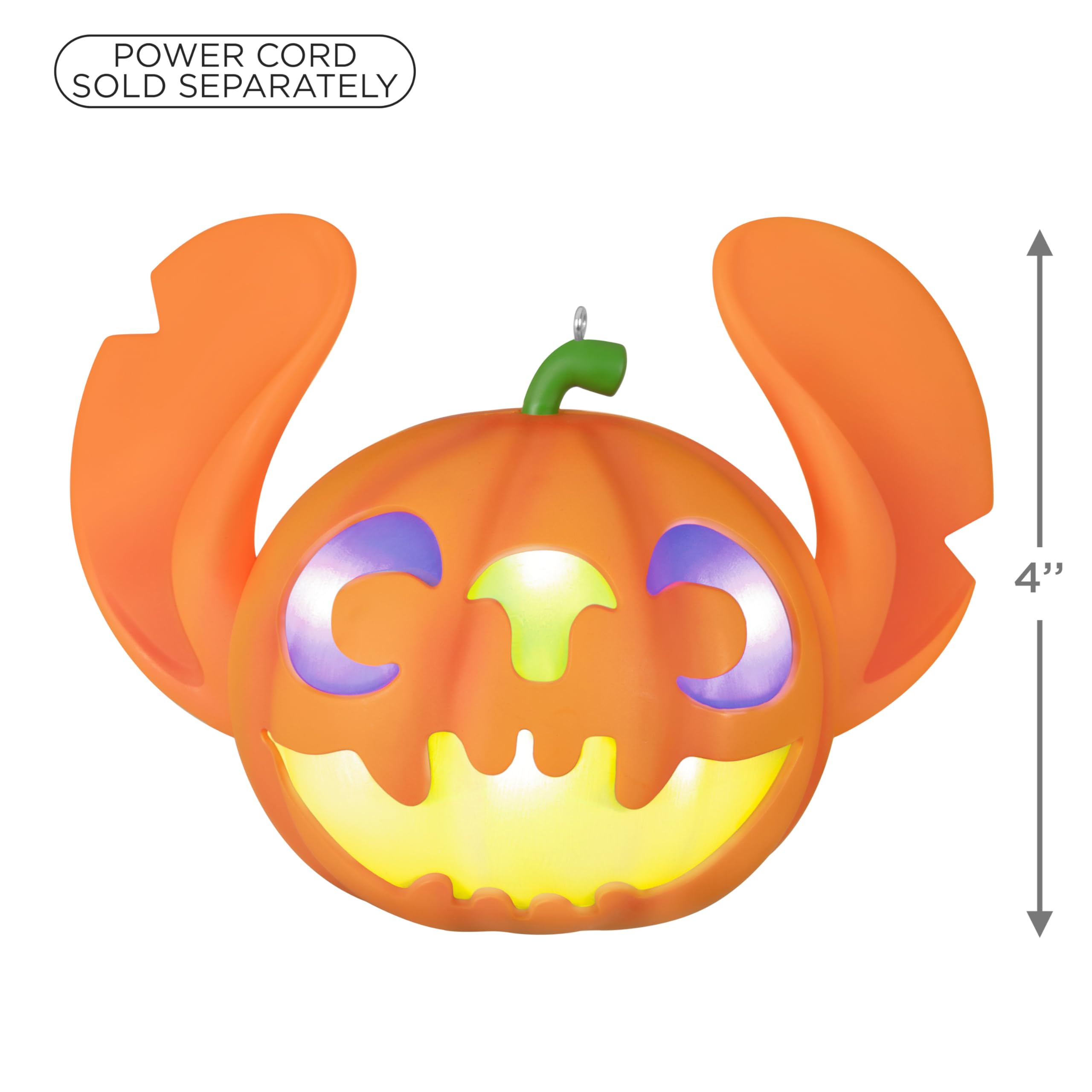 Spooky Stitch Jack-O-Lantern 2025 Hallmark Keepsake Christmas Ornament