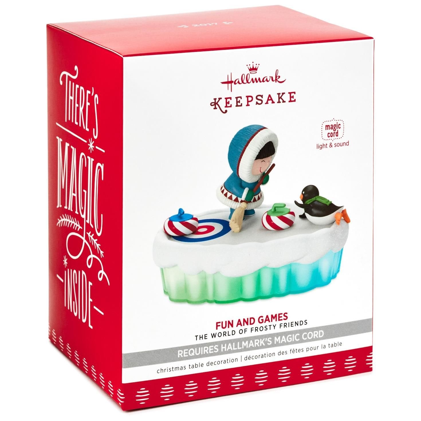 Hallmark The World of Frosty Friends Fun and Games Curling Light and Music Sports & Activities