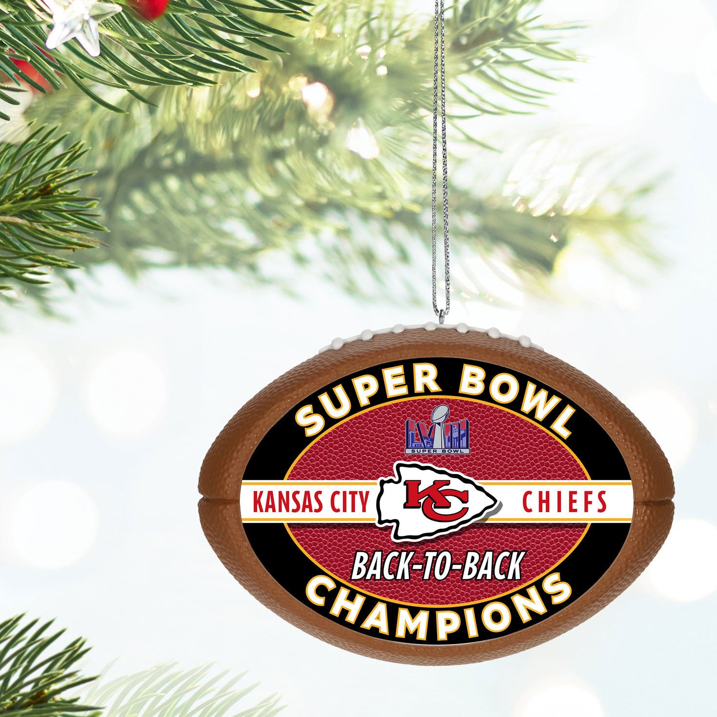 NFL Kansas City Chiefs Super Bowl LVIII Commemorative Ornament