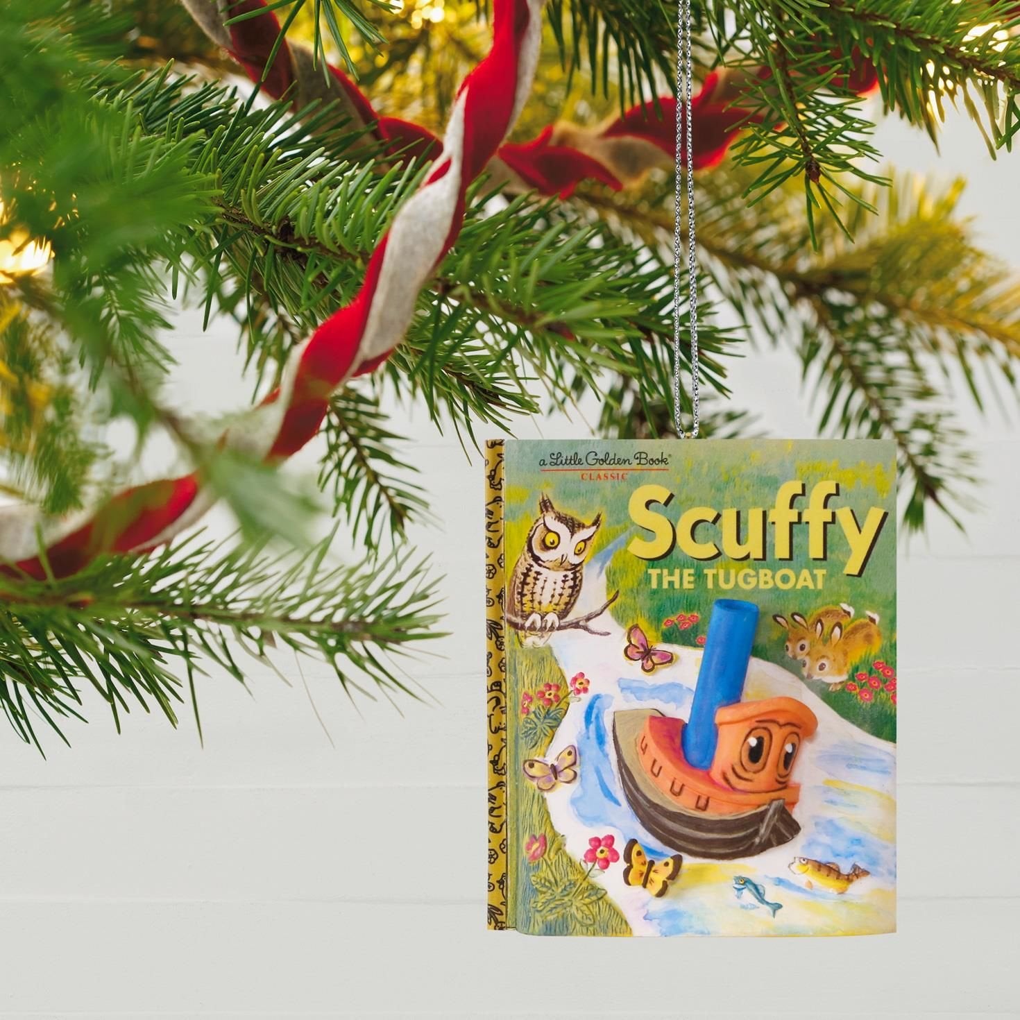 Hallmark 2017 Little Golden Books Scuffy The Tugboat Ornament
