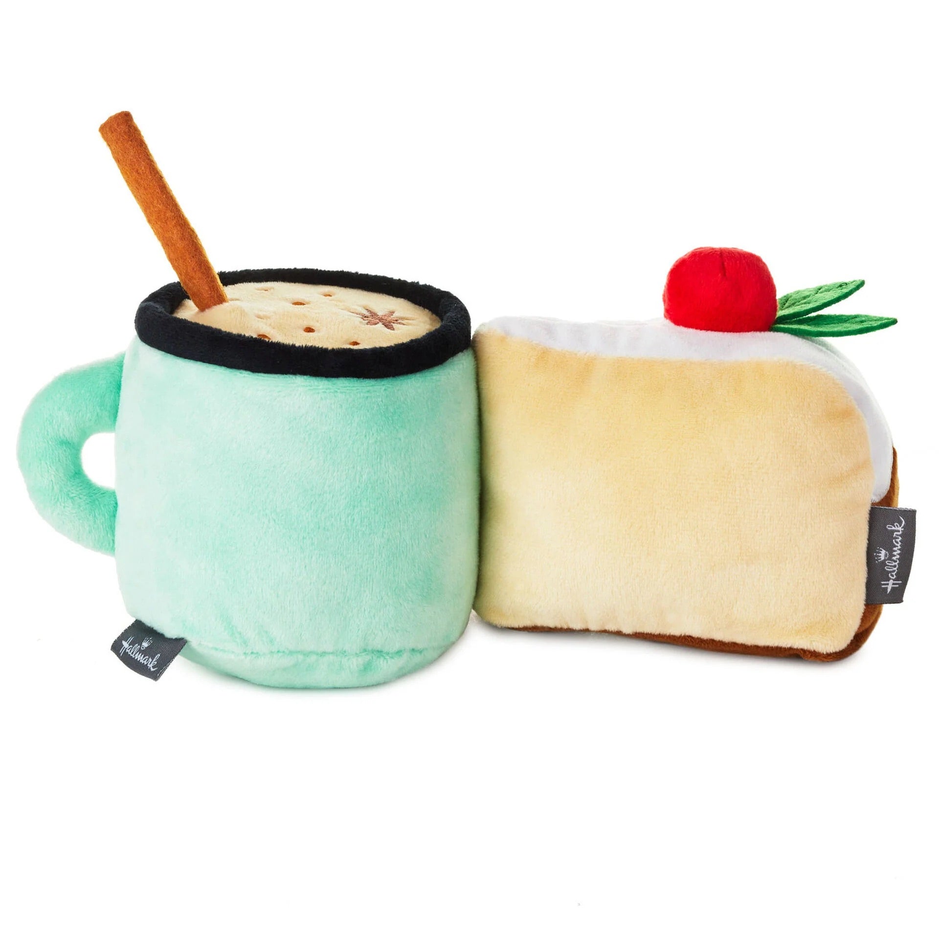 Better Together Fruitcake and Eggnog Magnetic Plush, 6.5"