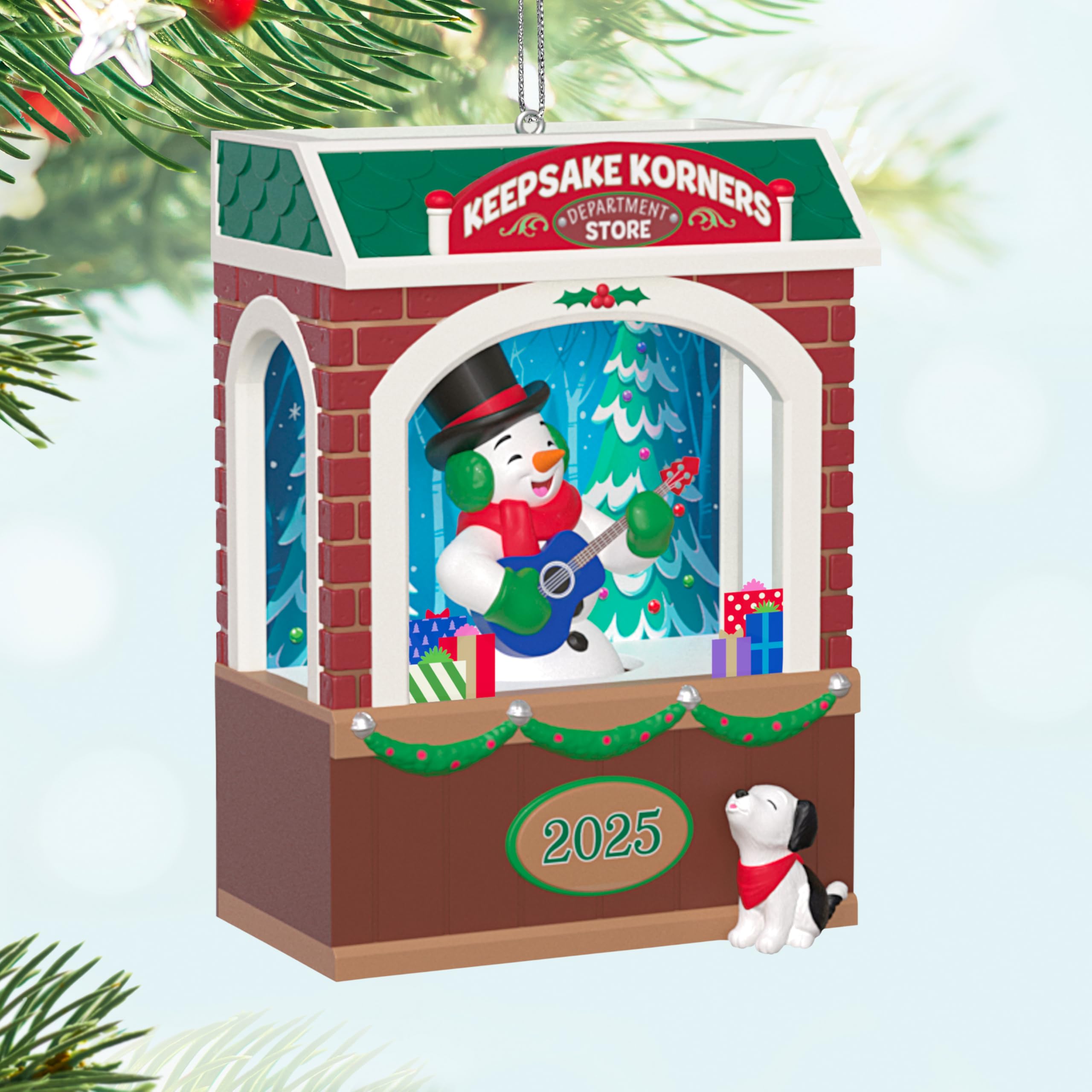 Rockin' Window Shopping 2025 Hallmark Keepsake Christmas Ornament