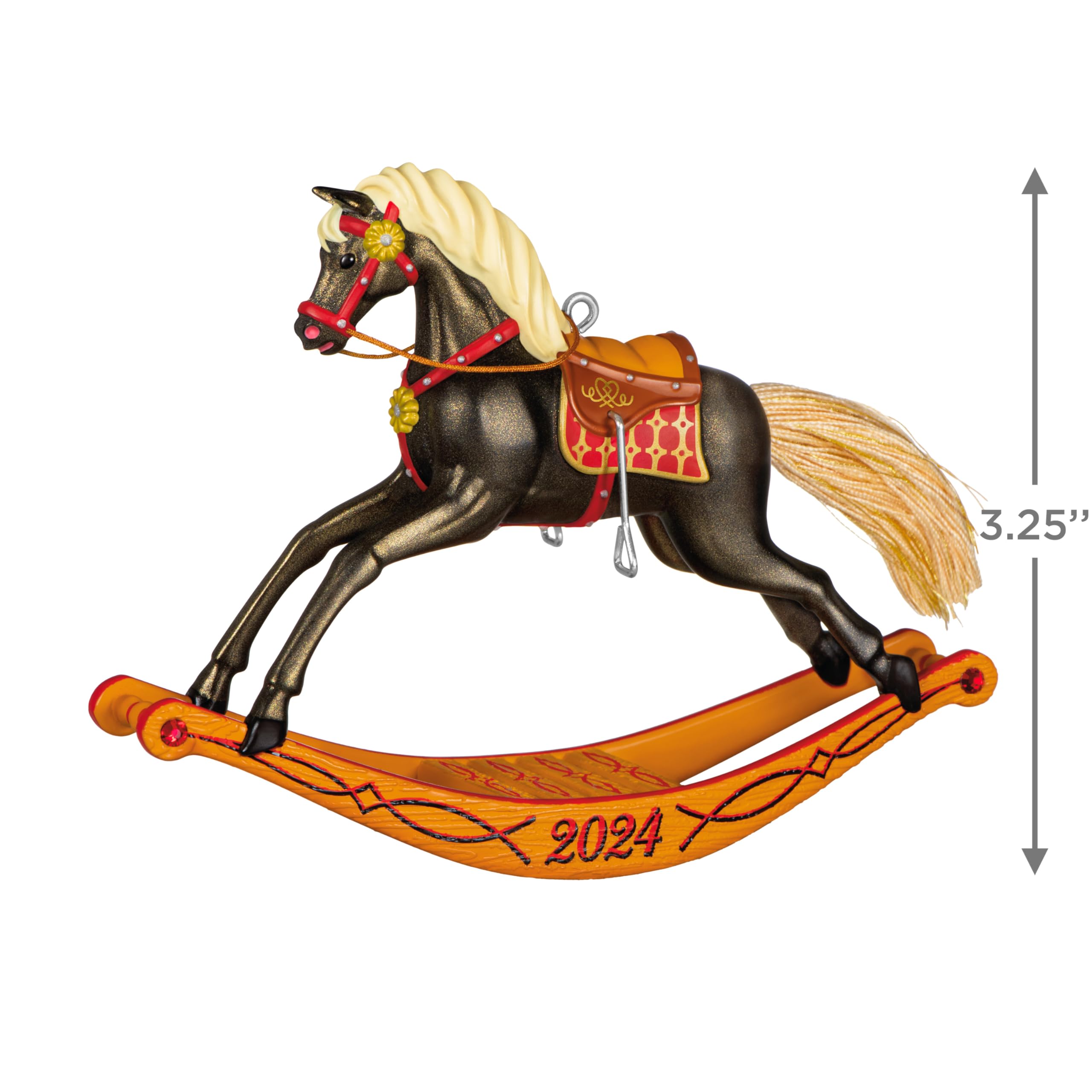 Hallmark Keepsake Christmas Ornament 2024, Rocking Horse Memories 2024, Gifts for Christmas Lovers