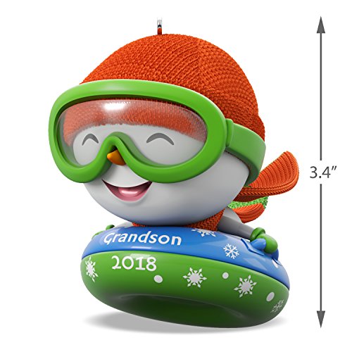 Hallmark Keepsake Christmas Ornament 2018 Year Dated, Grandson Snowman