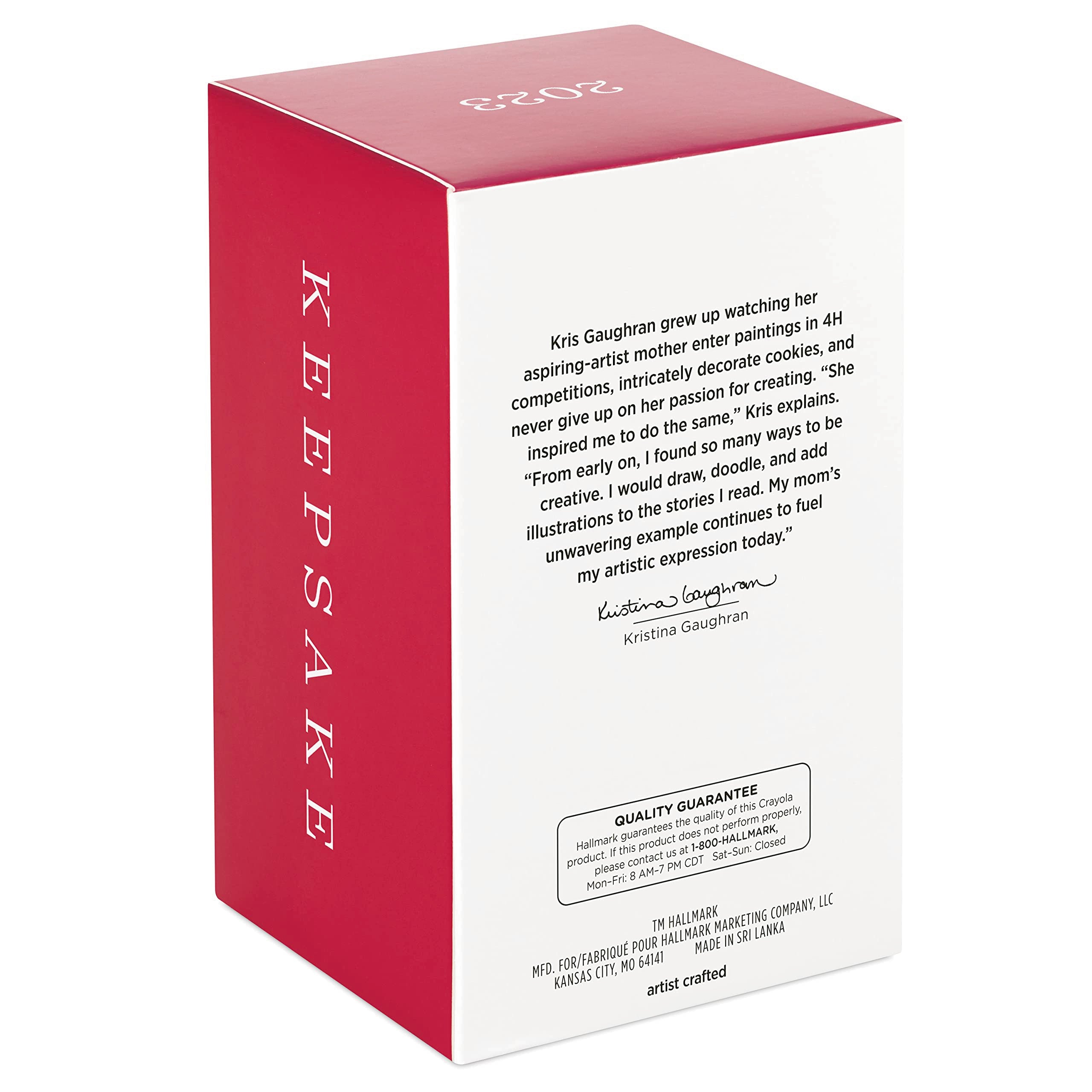 Hallmark Keepsake Christmas Ornament 2023, Crayola Periwinkle Fairy, Gifts for Kids