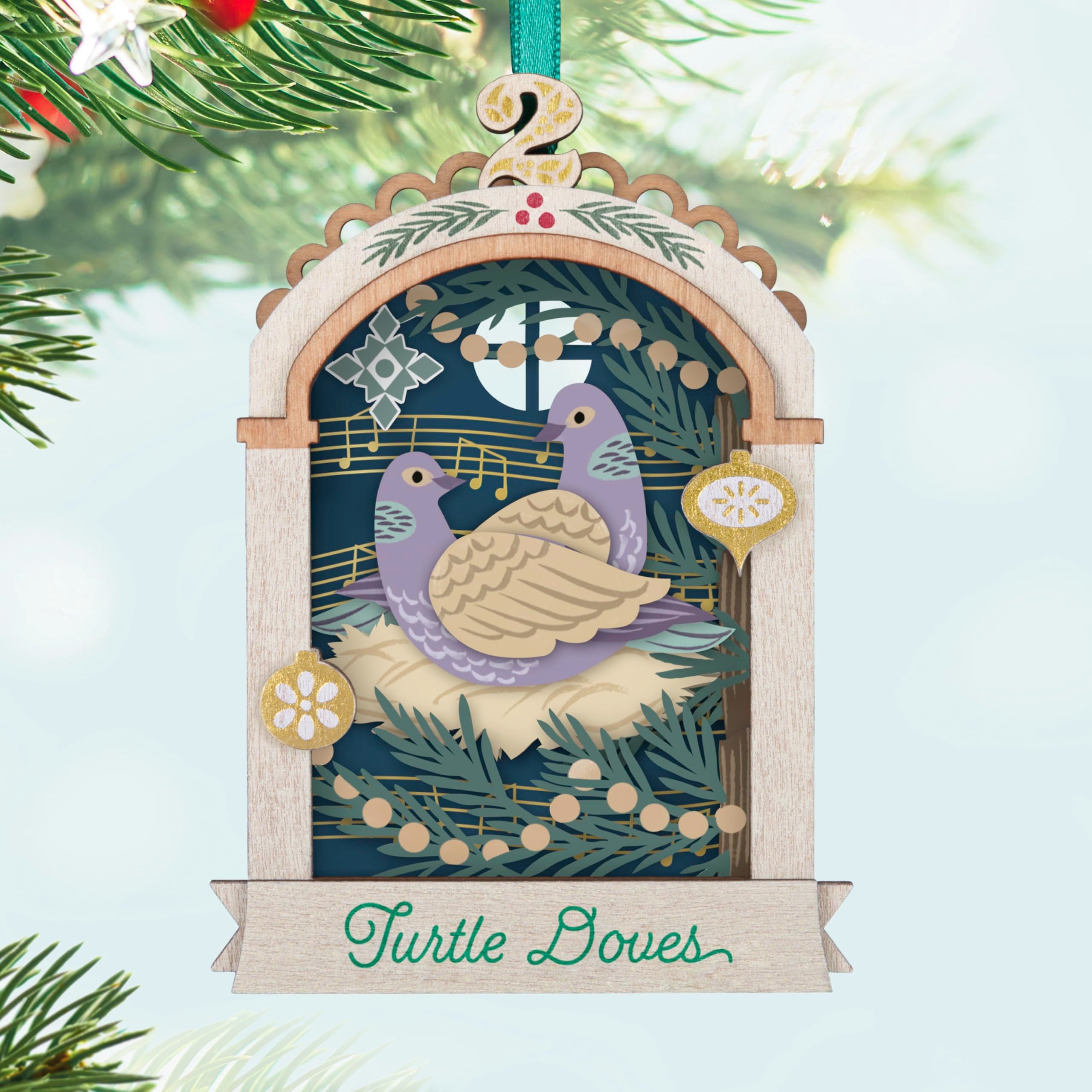 Hallmark Keepsake Christmas Ornament 2025, Twelve Days of Christmas, Papercraft, Gifts for Christmas Lovers