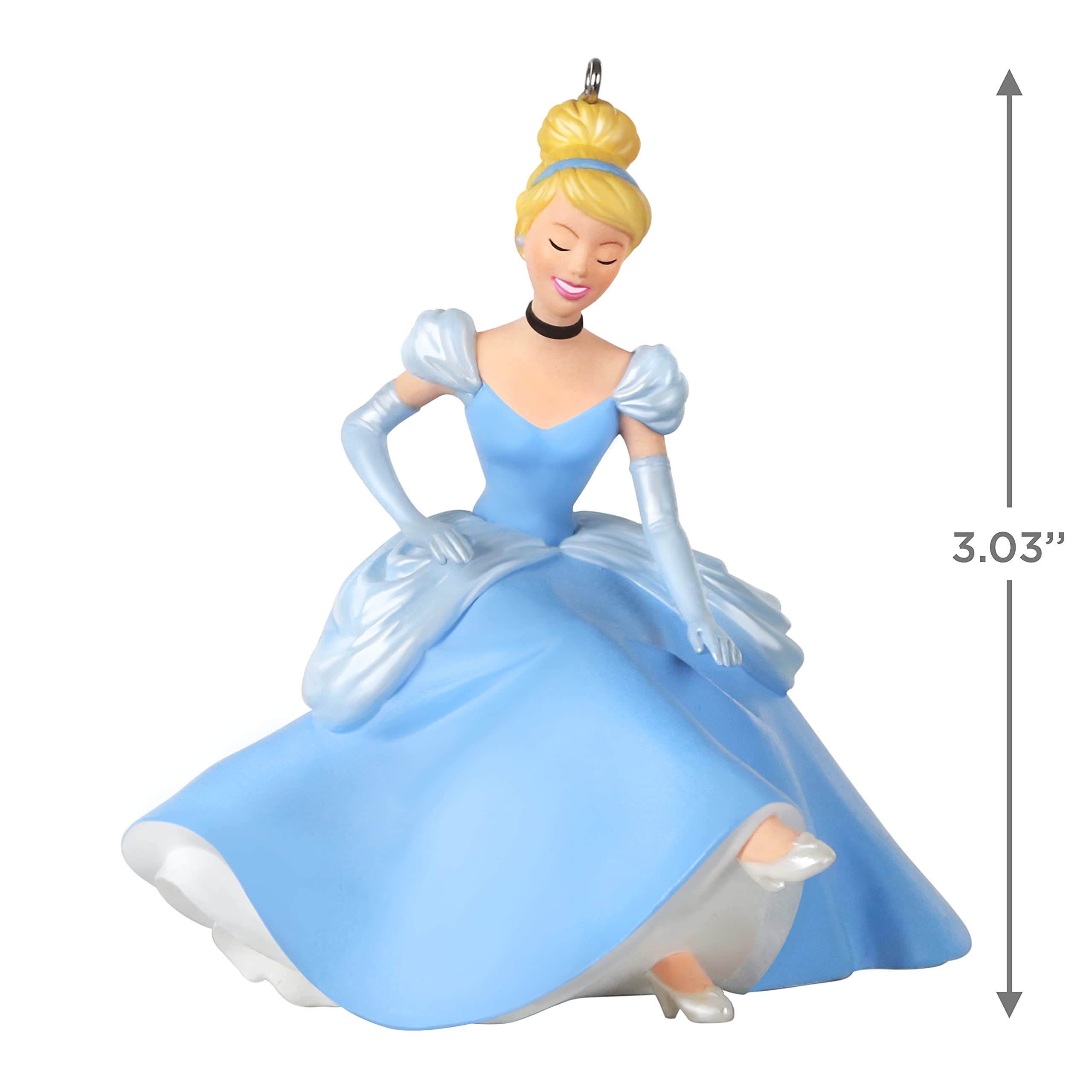 Hallmark Keepsake Christmas Ornament 2021, Disney Cinderella Stepping Out in Style