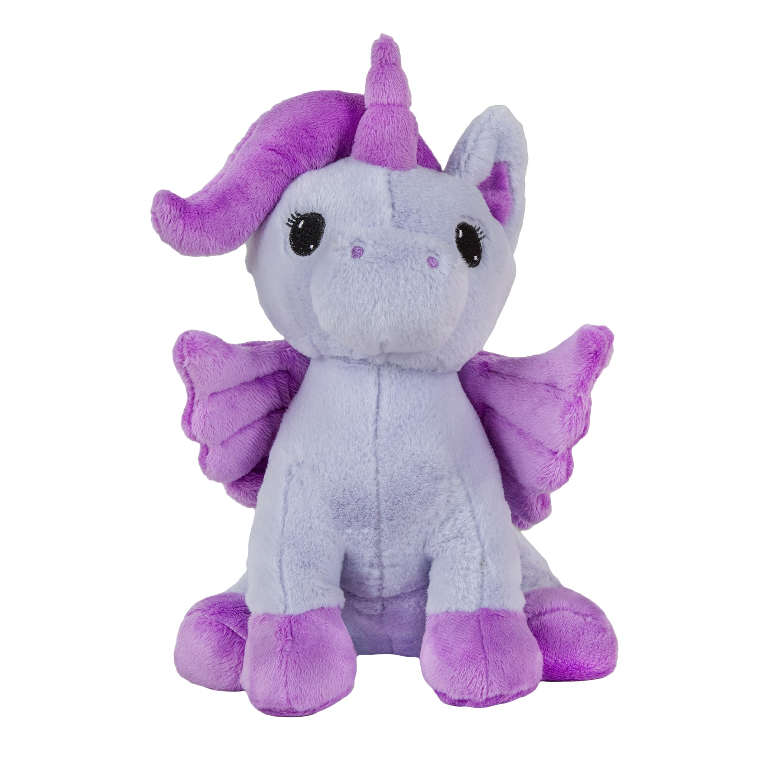 Glow Warm Pals Peggy Pegasus Lavender Microwavable Glow in the Dark Plush NWT