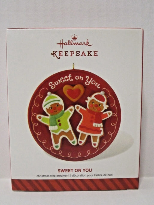 Hallmark Keepsake Ornament "SWEET ON YOU" Gingerbread Cookie 2014