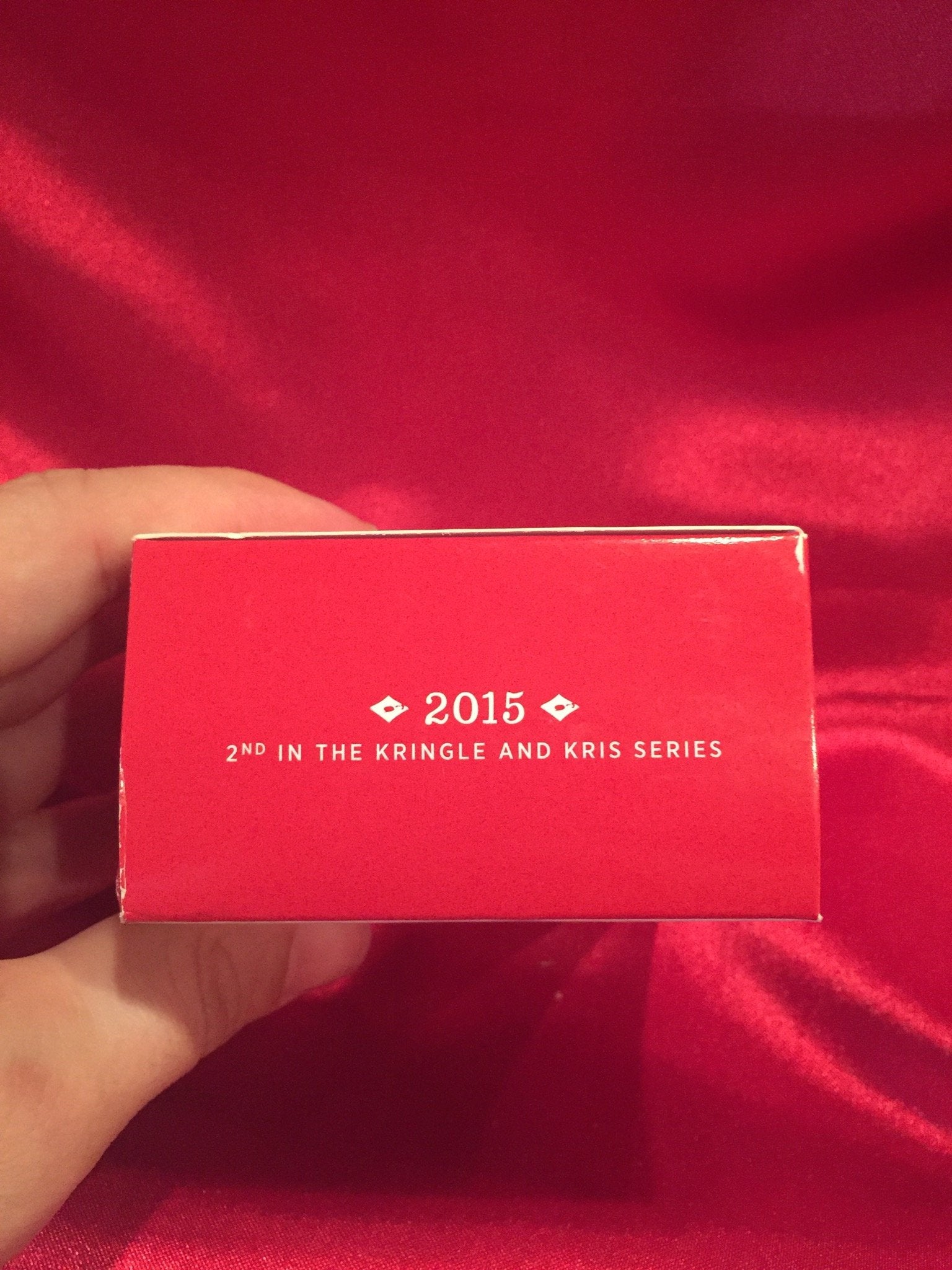 Kringle and Kris Sledding Ornament 2015 Hallmark